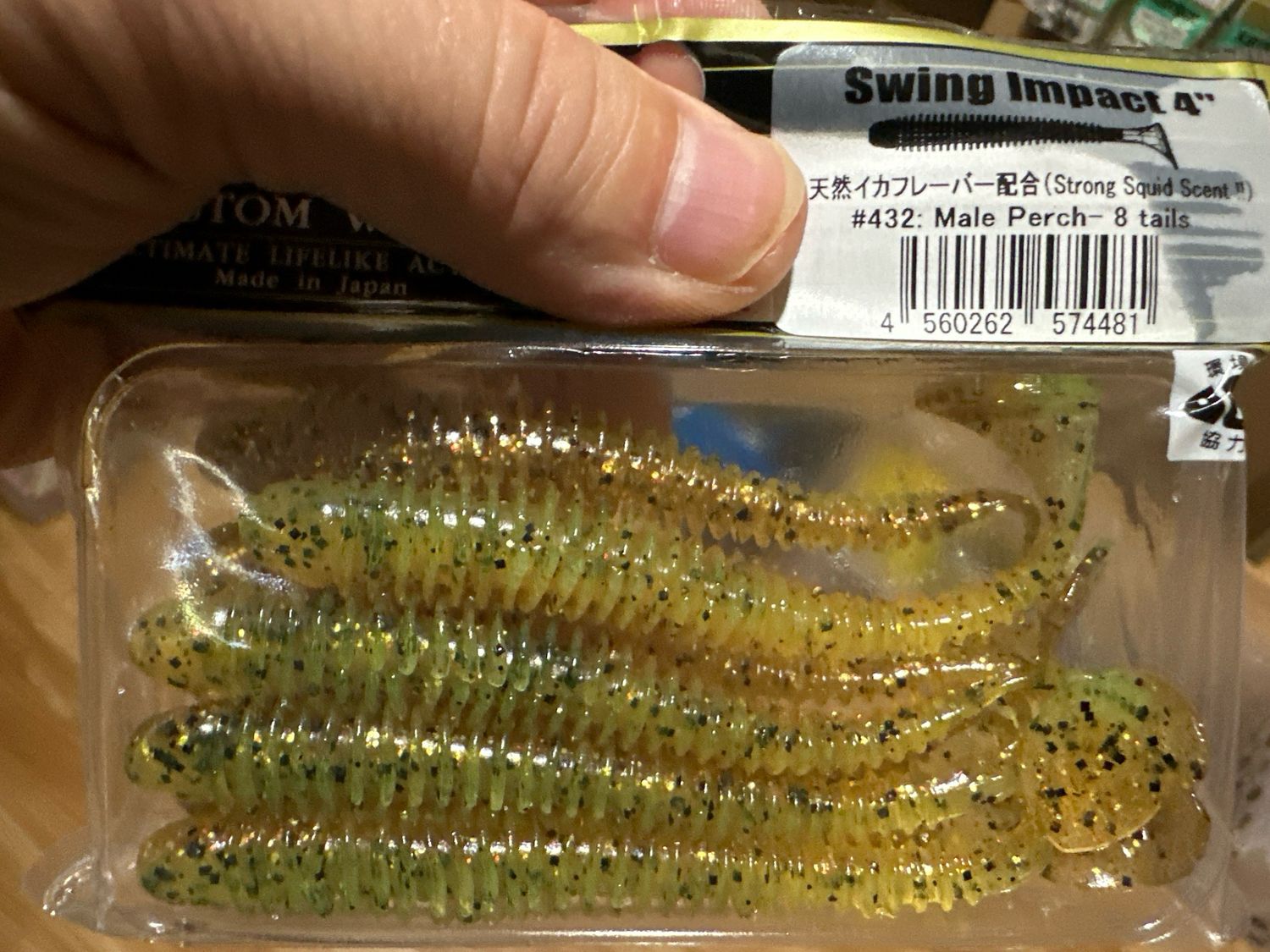 Keitech Swing Impact 4” #432 Male Perch. NIP