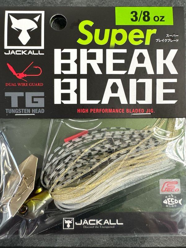 Jackall Super Break Blade Tungsten Japan Shad 3/8oz BRAND NEW Product