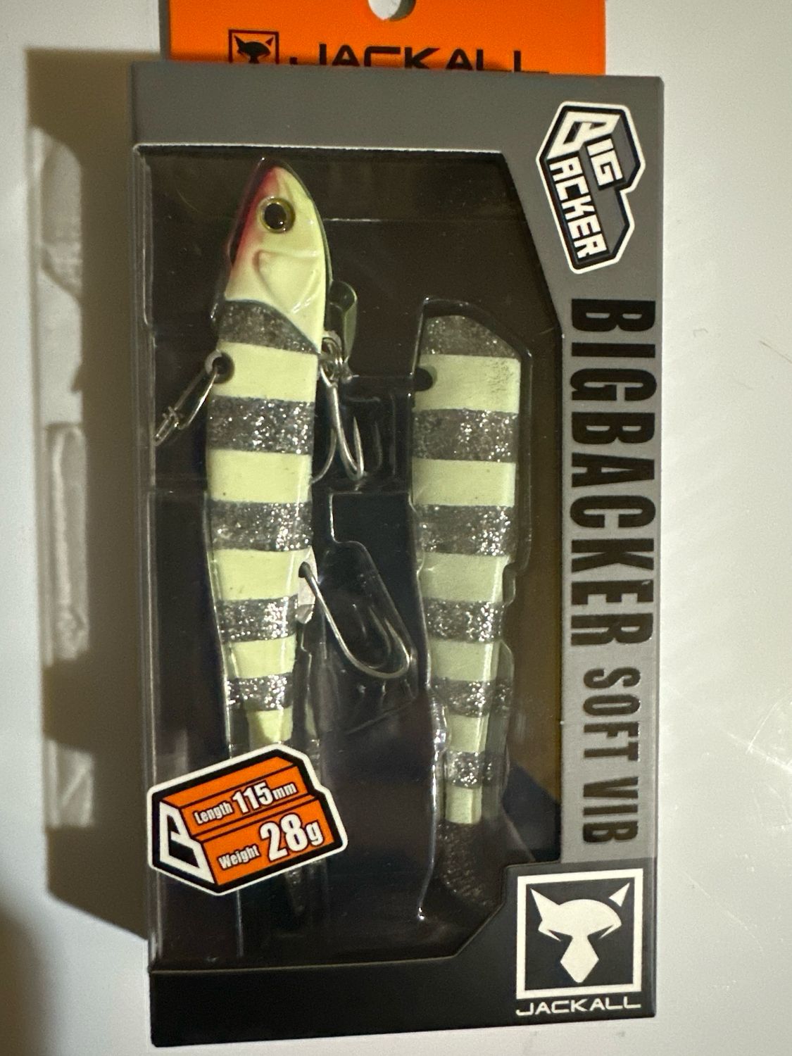 Jackall Bigbacker Soft Vib 115mm 28g (1oz). Exact Bait In Pics. Gorgeous Color.