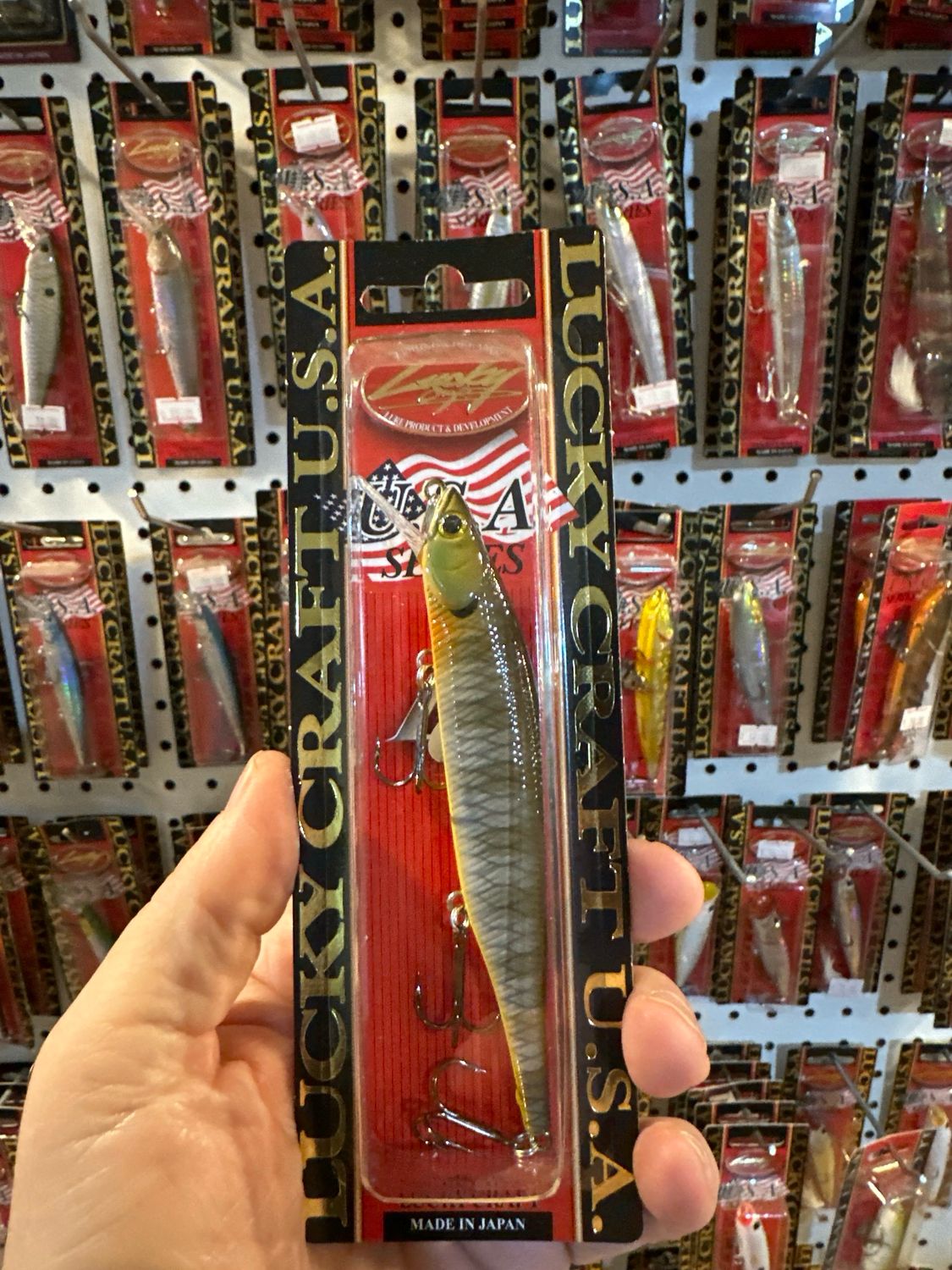 Lucky Craft Lightning Pointer 110SP Suspending Nasty BG 5-6’ 4.5” (110mm). NIP