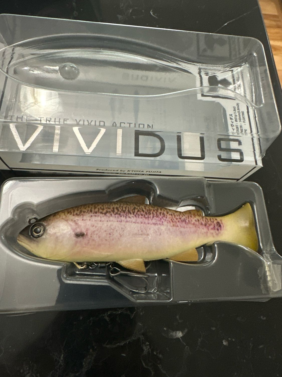 Jackall Vividus RT Rock Trout, NEW BAIT 5.8” 1.8oz Floating, Premium Rigged JDM Swimbait. New In Package. Exact Bait In Pics