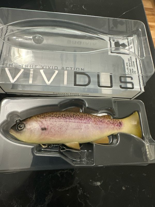 Jackall Vividus RT Rock Trout, NEW BAIT 5.8” 1.8oz Floating, Premium Rigged JDM Swimbait. New In Package. Exact Bait In Pics