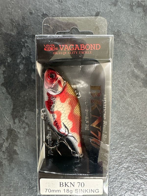Vagabond BKN 70 Chimidoro (Bloody) Joe. 70mm 18g Very Rare JDM Lipless Crankbait.