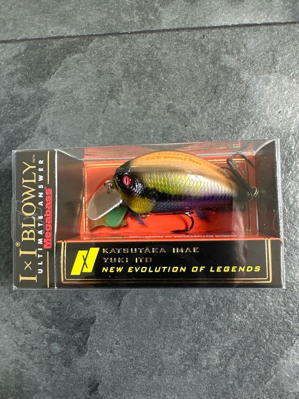 Megabass IXI Blowly ITO Cichlid. 49mm 3/8oz, 1-2’ Depth. Gorgeous Baits. NIP