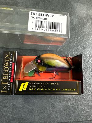 Megabass IXI Blowly ITO Cichlid. 49mm 3/8oz, 1-2’ Depth. Gorgeous Baits. NIP