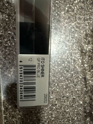 Megabass ITO Shiner GP Pro Blue. Suspending, 115mm, 1/2oz. Max Depth 2 Meters. NIP