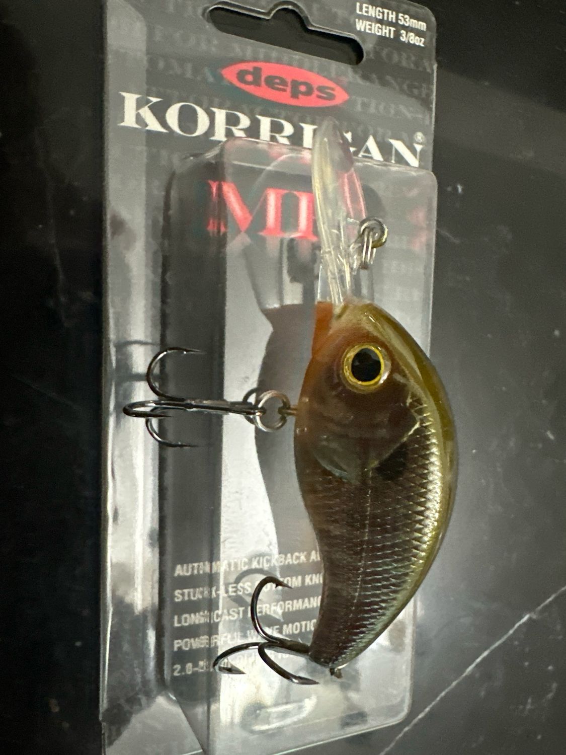 Deps Korrigan MR (2-2.5m Diver 6.5-8ft), #15 Bluegill. NIP