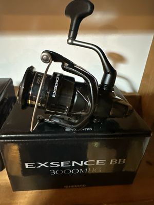 Shimano Exsence BB 3000MHG. 34 Inches Per Turn, 5.8:1, 20lb Drag, Fabulous JDM Spinning Reel. New JDM Import In Box.