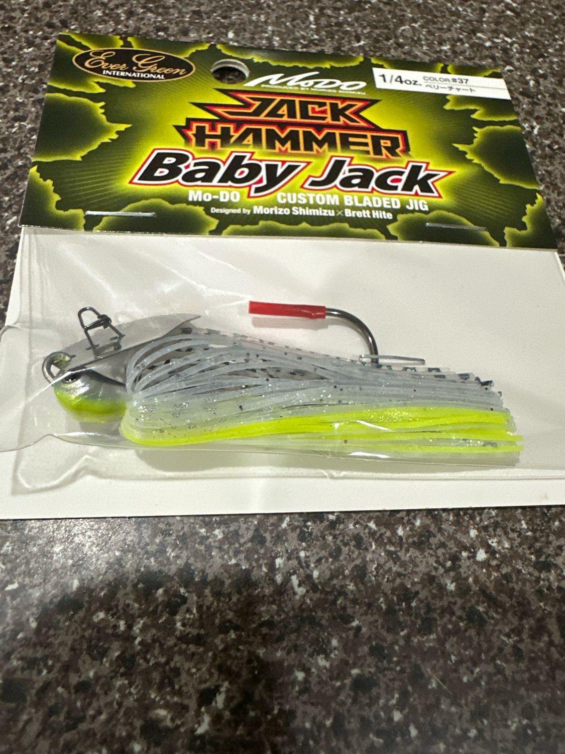 Evergreen Jack Hammer Baby Jack 1/4oz #37. Exact Bait In Pics. NIP