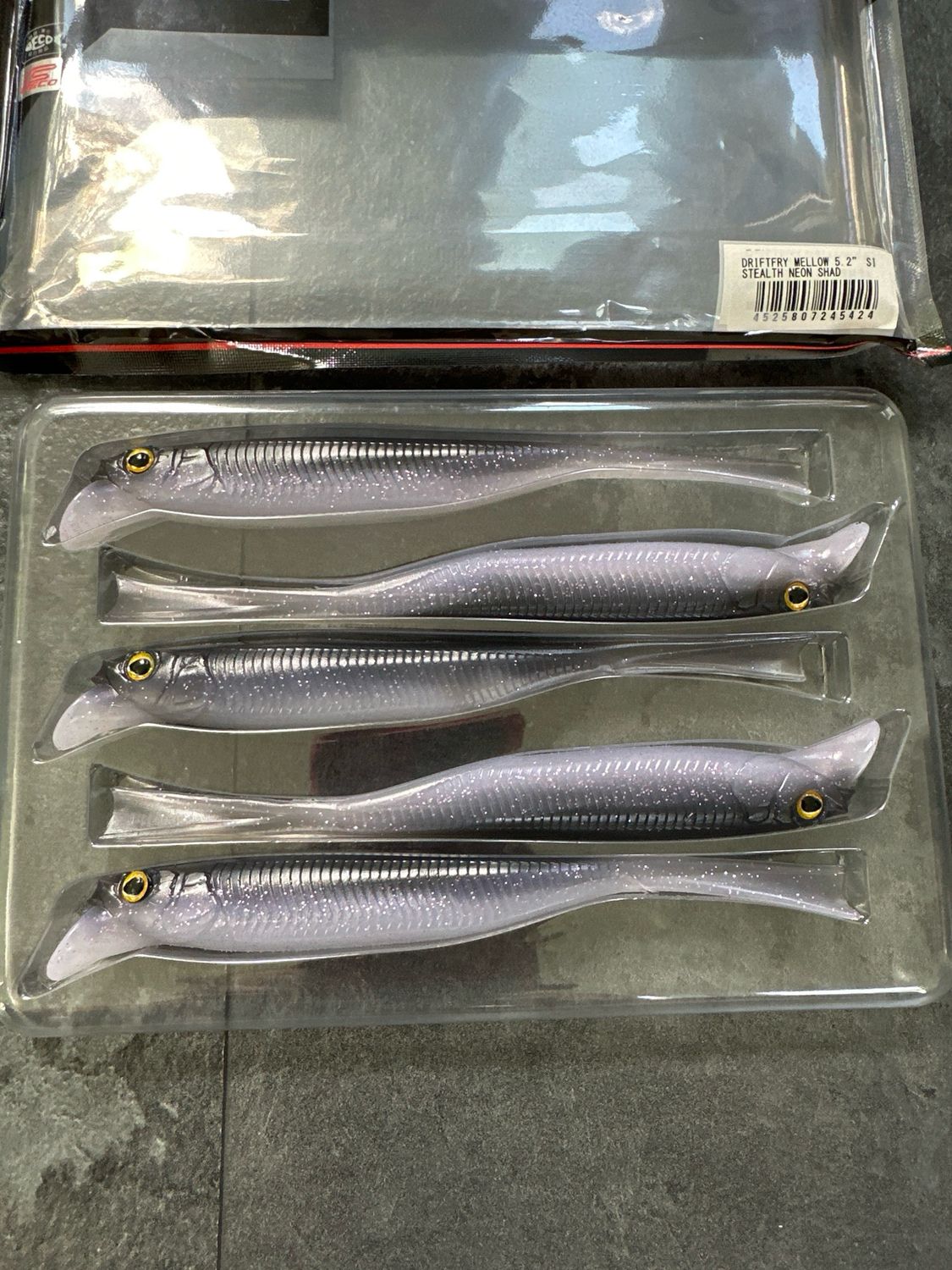 Jackall Driftfry Mellow 5.2” Stealth Neon Shad