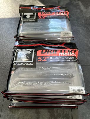 Jackall Driftfry Mellow 5.2” Dark Thunder Clear Silver JDM