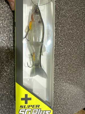 Imakatsu Super SG Plus Hazy Shad #805, Exact Bait In Pics. 5.7” 1.05oz. Brand New In Package.