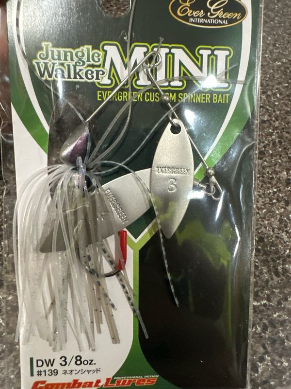 Evergreen Jungle Walker Mini JDM Spinnerbait. #139 3/8oz Exact Bait In Pics