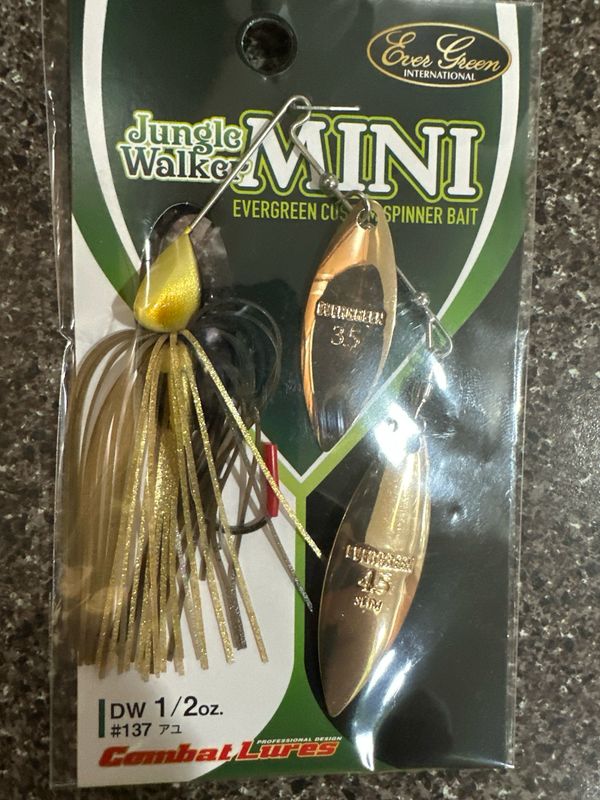 Ever Green Jungle Walker Mini #137 1/2oz DW. Exact Bait In Pics. Brand New In Package.