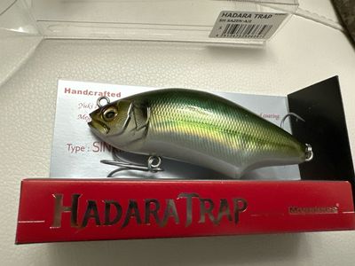 Megabass Hadara Trap NEW SH Sazen-Aji. Sinking 86mm, 29g (just Over 1oz). Tricky Action, Hirauchi Roll, NIP
