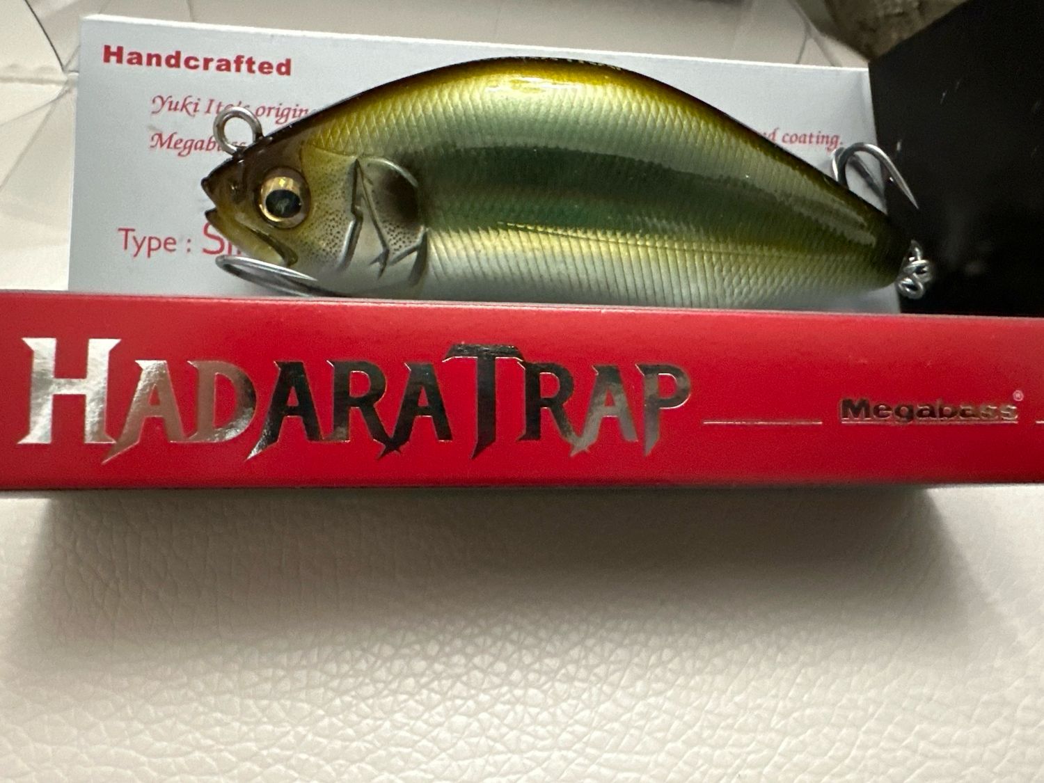 Megabass Hadara Trap NEW SH Sazen-Aji. Sinking 86mm, 29g (just Over 1oz). Tricky Action, Hirauchi Roll, NIP