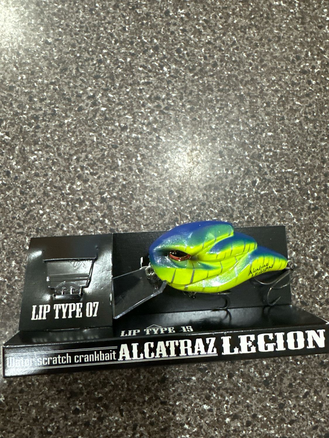 Alcatraz Legion VERY RARE JDM Crankbait. 70mm 3/4oz, 1.5meter (5 Foot Diver) Extra Lip. NIP