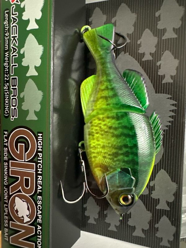 Jackall Giron RT Site Chart Gill 93mm 22.5g Sinking (3.66”, .80oz). Exact Bait In Pics. NIP