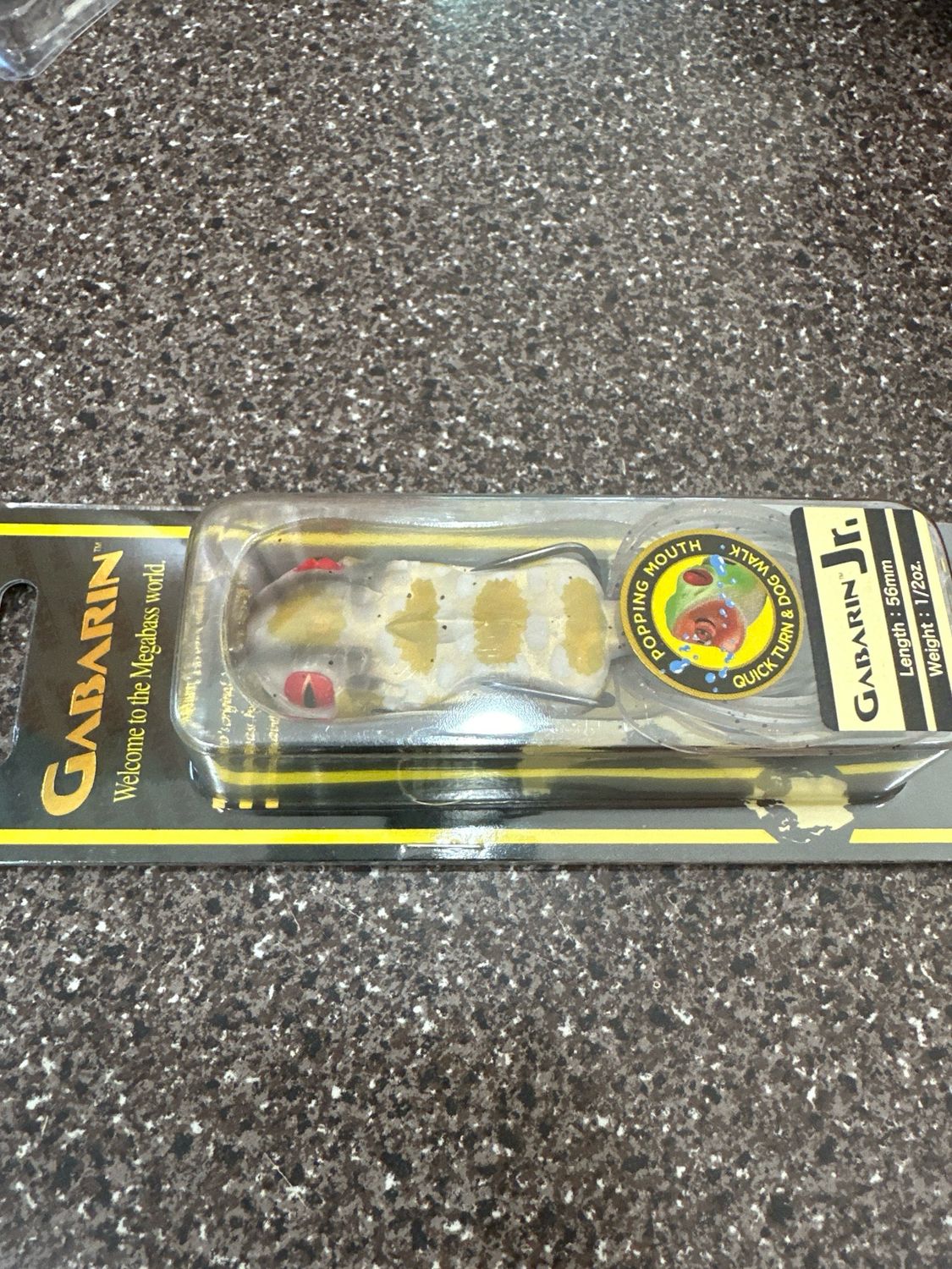 Megabass Gabarin Jr. JDM Topwater. Popping Mouth &amp; Walk The Dog. 56mm 1/2oz.