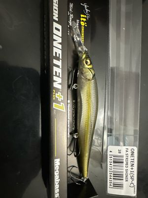 Megabass Vision Oneten +1 (SP-C) Special Color FA Striped Shiner