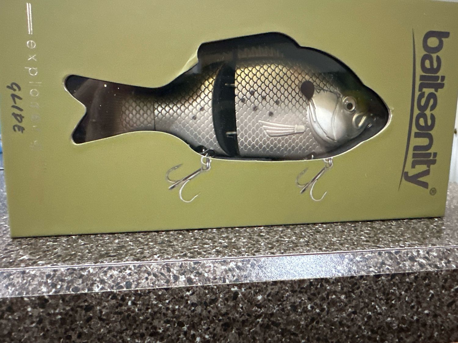 Baitsanity Explorer Gill Glide Bunker Floating 2.4oz 6.1”. NIB