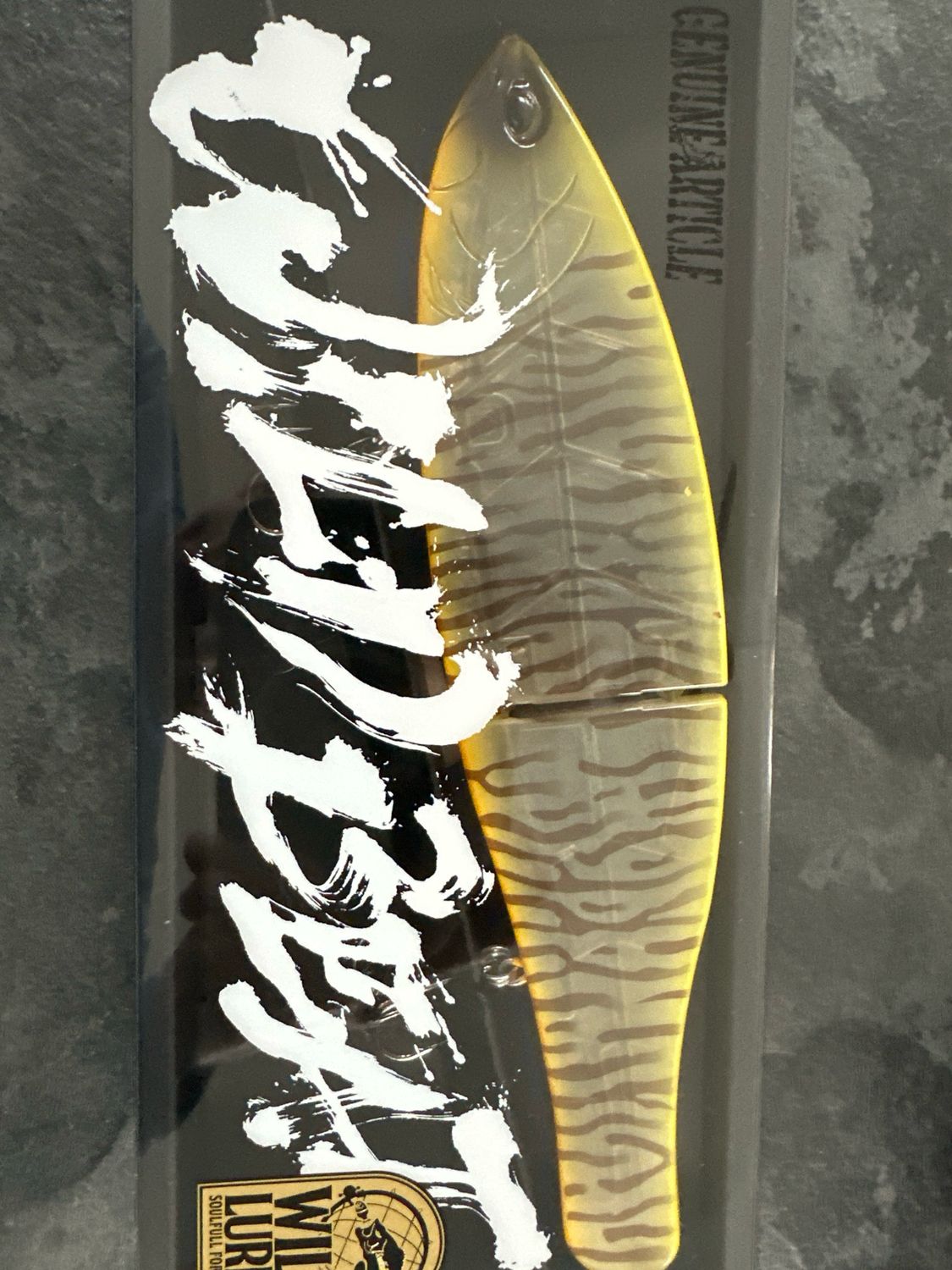 Wild Lures Wild Beat Clye Tiger. Very Rare! BIG 11” 6.5 Oz New In Package.