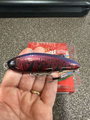 Obasslive Molamola Doryu Lipless JDM Vibe. VERY Rare. 3/4oz Class 100mm (approx 4”) TSD-03 Exact Bait In Pics. Ryugi Trebles. NIP