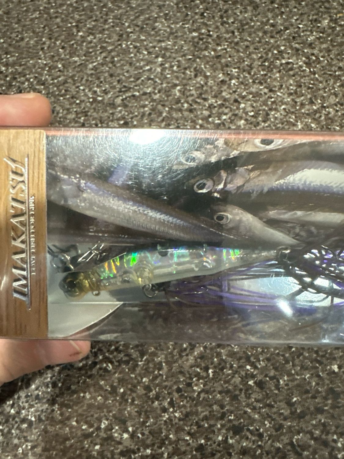 Imakatsu Alive Chatter 70, Hasukko 2.8” 3/8oz, Sinking. GREAT Bait. VERY Hard To Find New In It’s Box. JDM Hard Minnow With Chatter-blade On Top. Exact Bait In Pics.