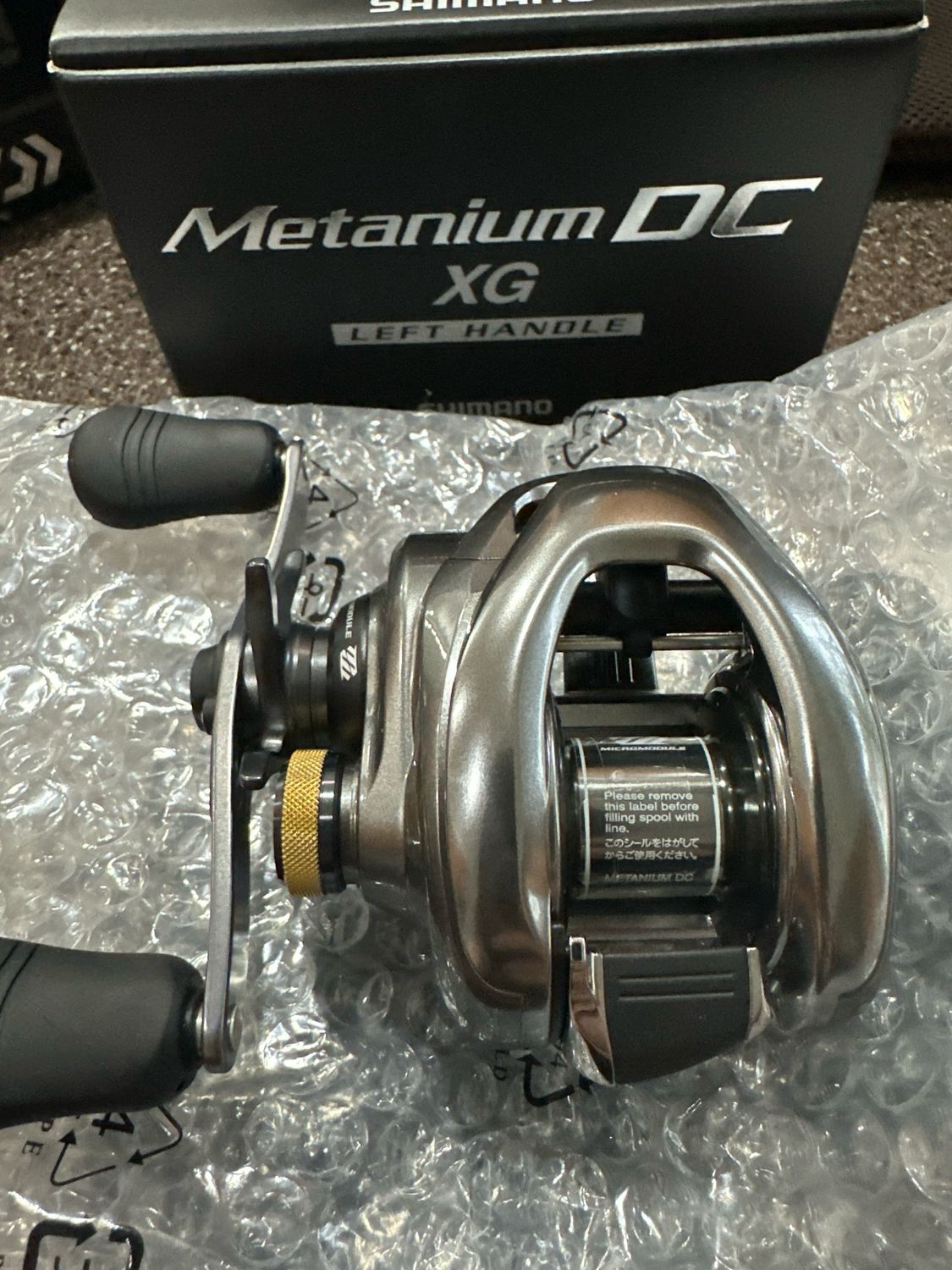 Shimano Metanium XG LH (Left Handle) 8.5:1, Brand New In Box.