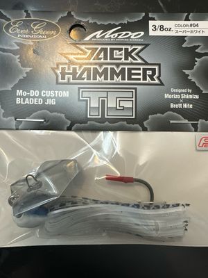 Evergreen Jackhammer Jack Hammer TG Tungsten 3/8oz #04 Super White NIP