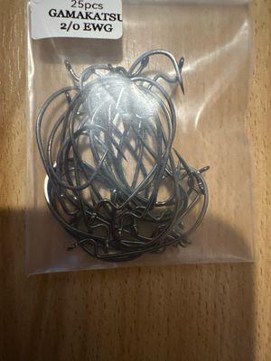 Gamakatsu Hooks 2/0 Bulk Pack 25pcs/pack