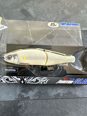 Gan Craft Jointed Claw 178, #U-20 Gokuayu Matte Bone White. Amazing Bone JDM Glide. Stunning Color, Realive Finish. 178mm (7”) 2oz. NIP