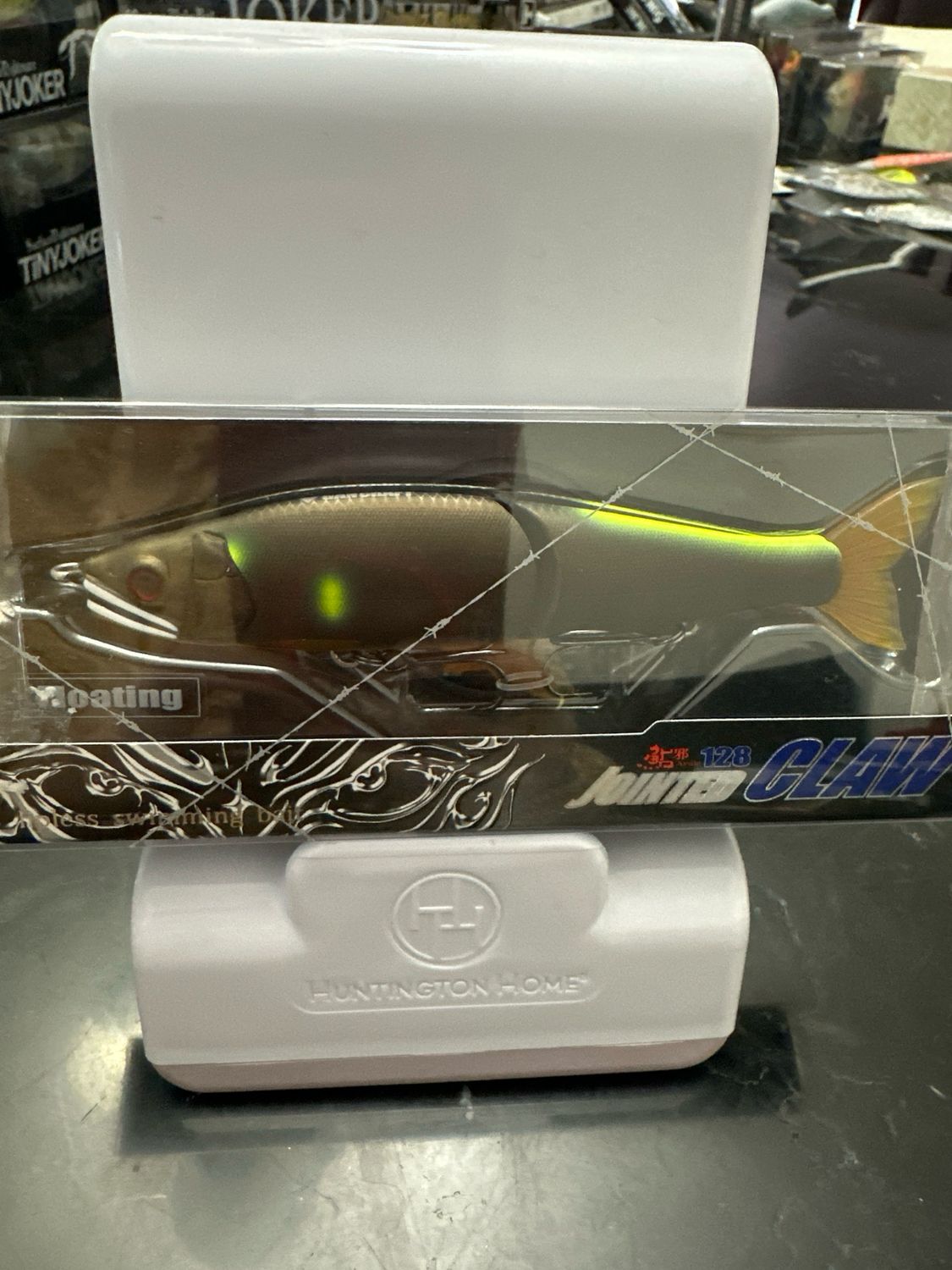 Gan Craft Jointed Claw 128 #23 Oborotsuki Ayu. 5” 3/4oz With Spare Tail Included. Most Popular “S” Style Swimbait In Japan. NIP