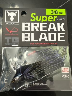 Jackall Super Break Blade 3/8oz Silhouette Black. New In Package