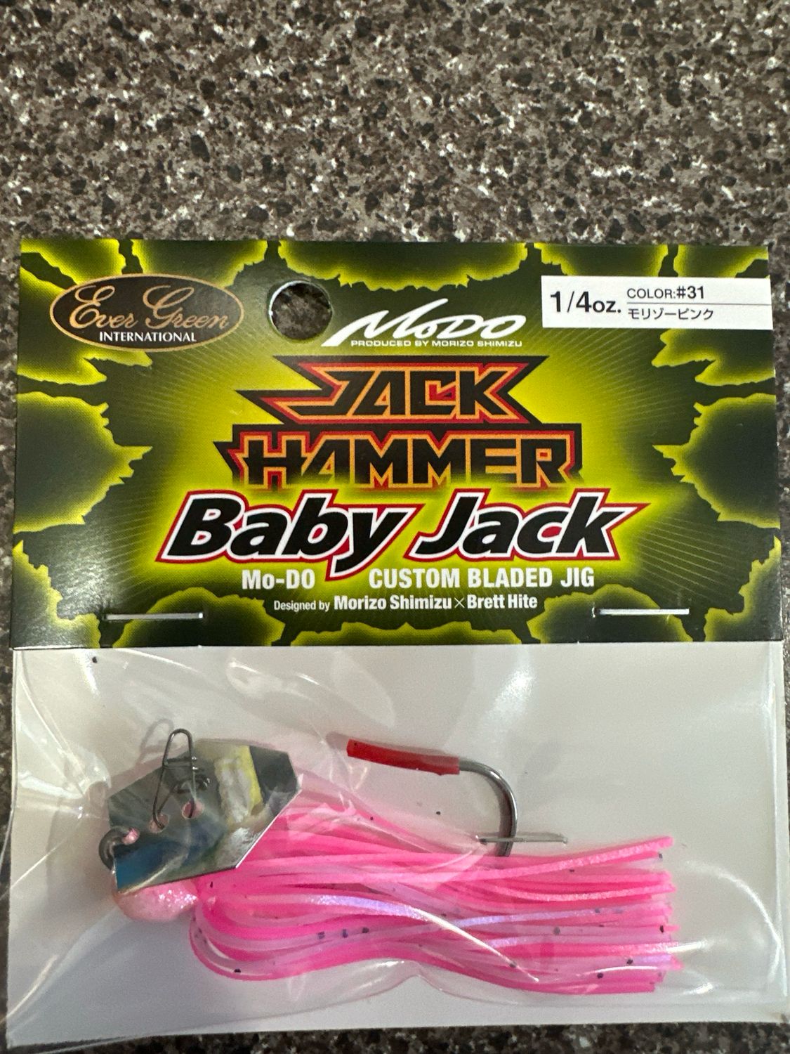 Evergreen Baby Jack Pink 1/4oz #31