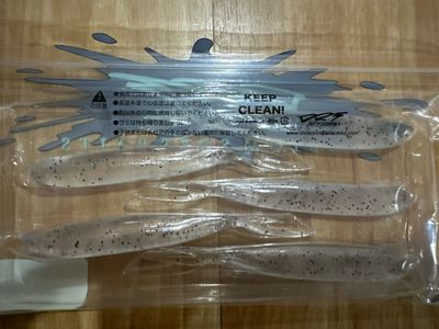 DRT VTS 5 (5”) Split Tail JDM Soft Swimbaits. #05 Tapioca. 5 Baits Per Pack. Great JDM Softbaits NIP