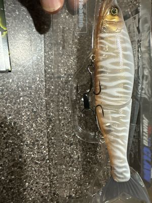 Gan Craft Jointed Claw 178 VERY RARE Color Osuzu White Tiger #Suzu-04.