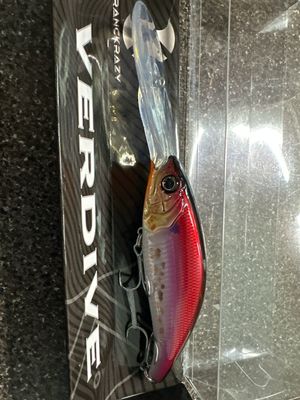 Drackrazy Verdive 120 VERY DEEP 7 Meters++ 23-25’. #04 Berry Shad. Exact Bait In Pics.