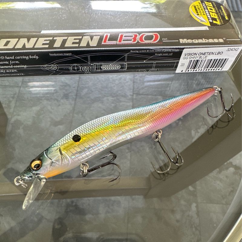 Megabass Vision Oneten LBO GG Shiny Blue 115mm 1/2oz Floating Type