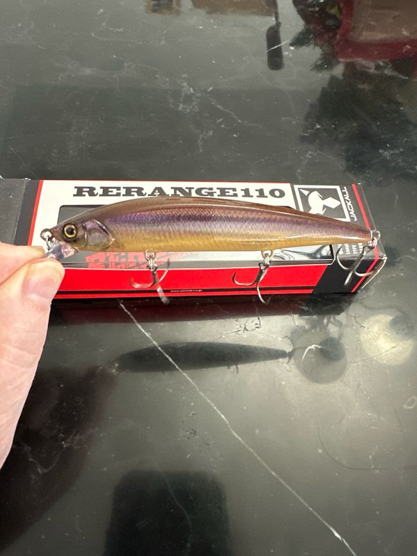 Jackall Rerange 110 RT Mirror Kasumi Wakasagi. Range 1.5m (5’), Suspending, 14.8g (just Over 1/2oz), 110mm. NIP