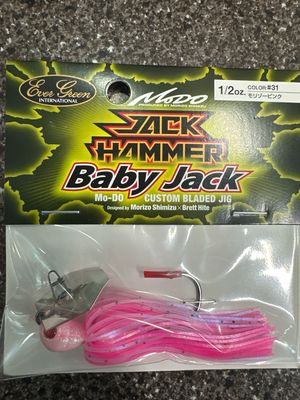 Evergreen Jack Hammer 1/2oz Baby Jack #31 Morizo Pink. NIP