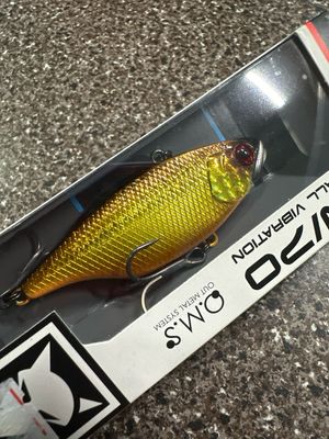 Jackall TN 70 Regular Vibration Lure Double Clutch Gold Black (6709)