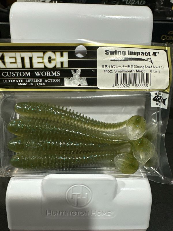 Keitech Swing Impact 4" #452 Smallmouth Magic 8tails