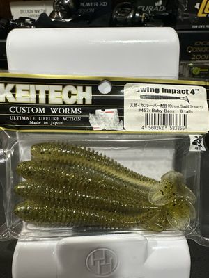 Keitech Swing Impact 4" #457 Baby Bass 8tails
