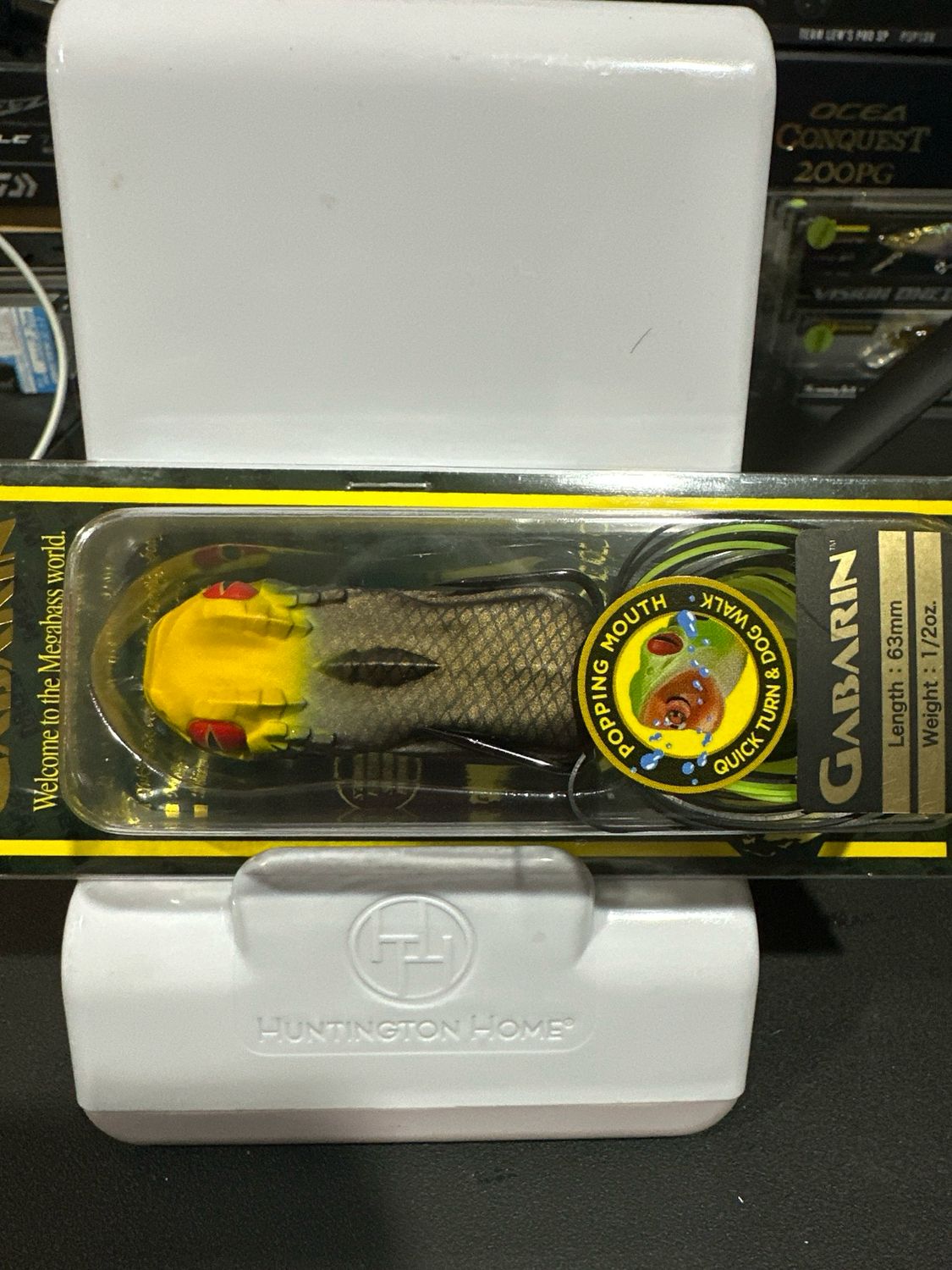 Megabass Gabarin Topwater Frog #08 Chart Head