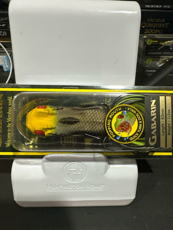 Megabass Gabarin Topwater Frog #08 Chart Head