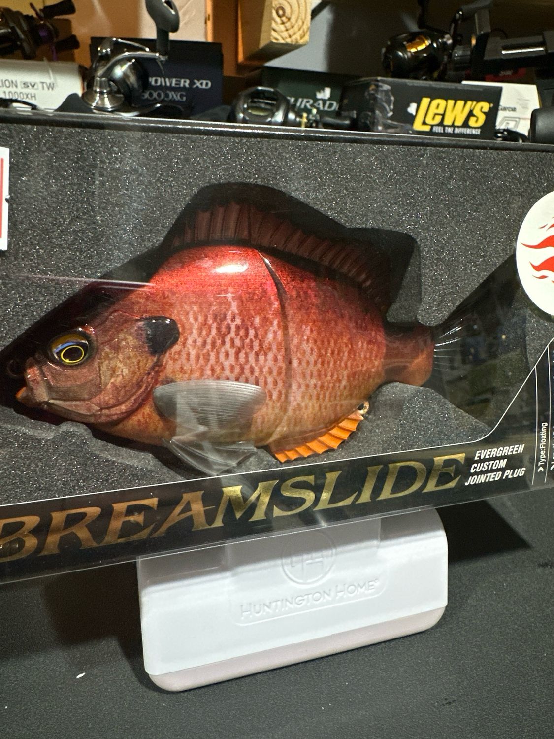 Ever Green Breamslide Custom Jointed Plug #641 Prespawn Bream