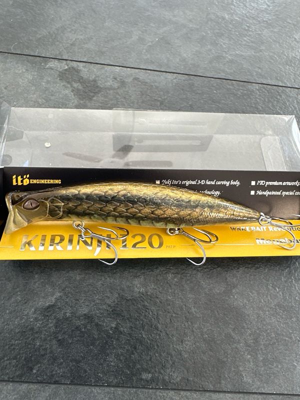 Megabass Kirinji 120 Shimahebi (SP-C) 120mm 21g (3/4oz), Floating. NIB