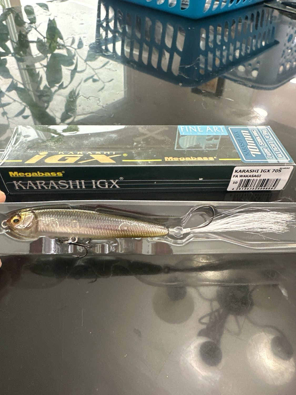 Megabass Karashi IGX 70S #10 Sinking Fine Art Wakasagi. NIP