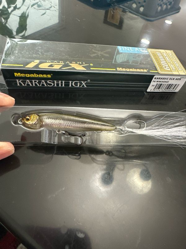 Megabass Karashi IGX 60S #10 FA Wakasagi